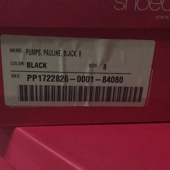 Black Pauline Pumps size 8 - Picture 3 of 3